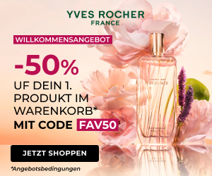 50% Rabatt auf 1. Produkt