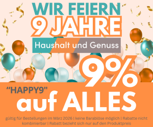 9% auf alles